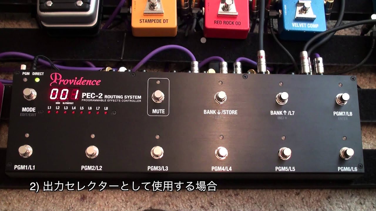Providence PEC-2 エフェクトループコントローラー 箱 アダプタ