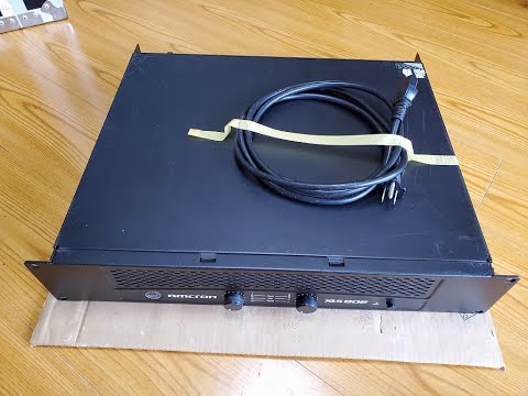 Amcron XLS602 パワーアンプ電源入らず、重症かな？ - YouTube