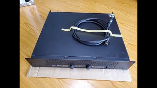 Amcron XLS602 パワーアンプ電源入らず、重症かな？ - YouTube