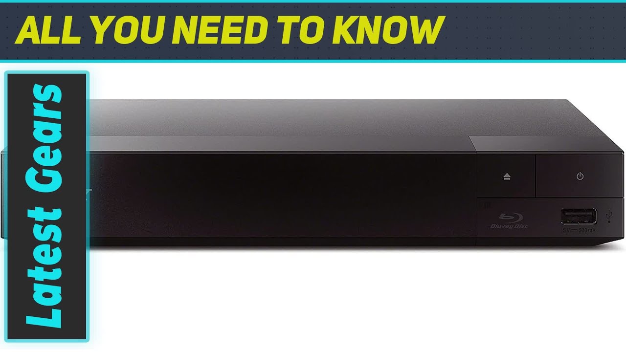 SONY DVDブルーレイプレイヤー Netflix YouTube Sony Blue-Ray player