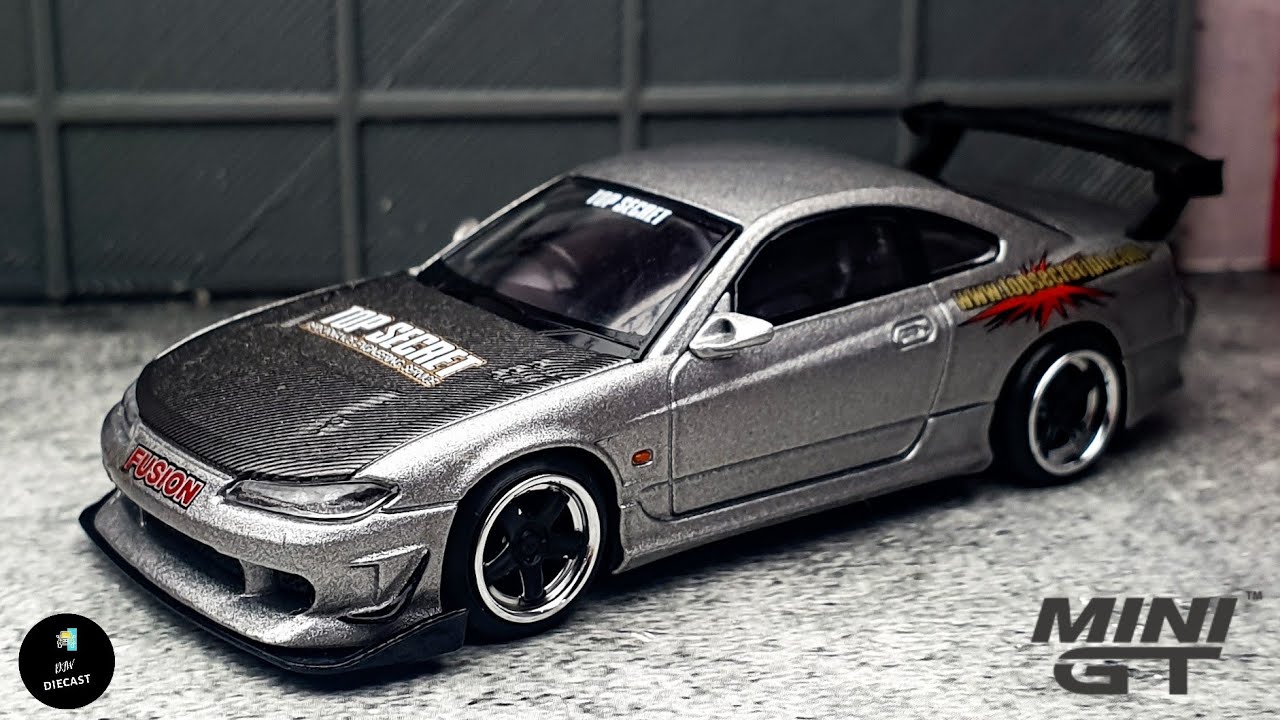 MINI GT Nissan シルビア (S15 Top Secret D1GP Mini GT - Nissan