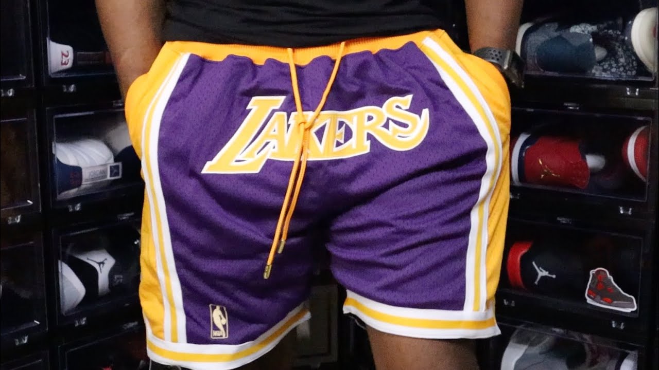 Just Don LA Lakers Mitchell & Ness 