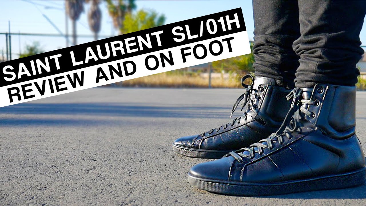 Saint Laurent SL/01H Review - Sizing & On Feet - YouTube