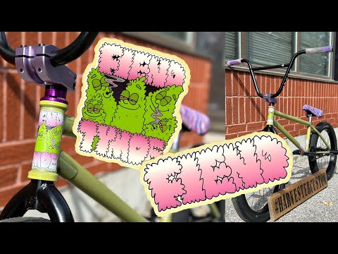 FIEND TY MORROW V4 FRAME BUILD ‪@harvesterbmx‬ - YouTube