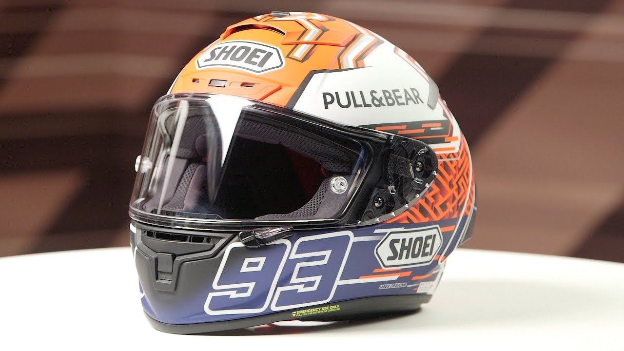 Shoei X-14 Marquez 5 Helmet Review - YouTube