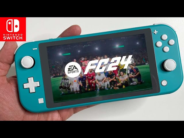 EA Sports FC 24 on Nintendo Switch LITE Gameplay - YouTube