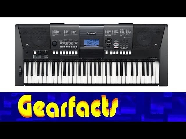 Yamaha PSR-E423 keyboard: Direct recorded demo and tour - YouTube