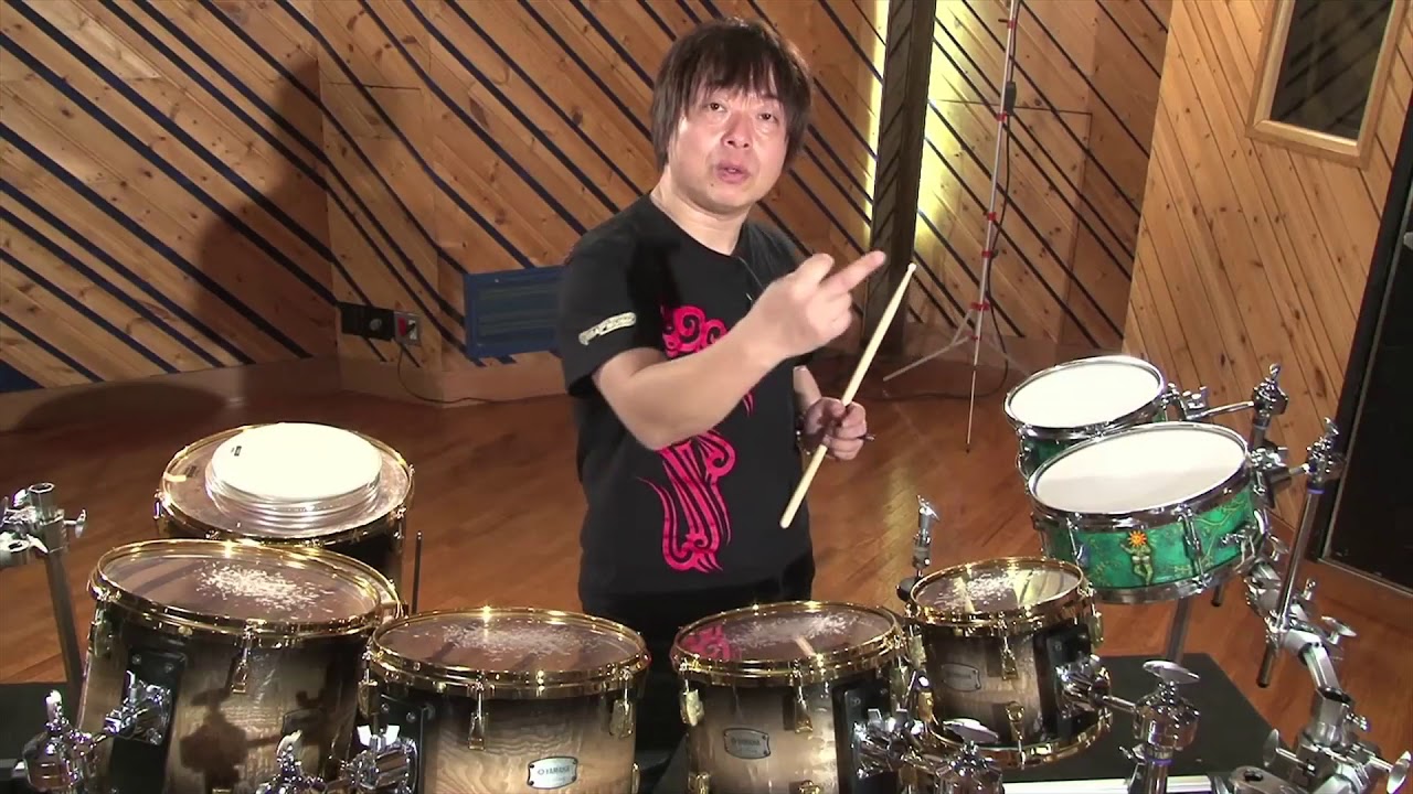 菅沼孝三によるドラムセッティング解説 - YouTube