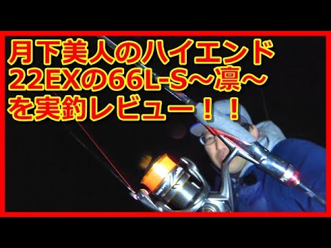 アジング】ダイワの22月下美人EX、66LS～凛～を実釣レビュー‼ - YouTube