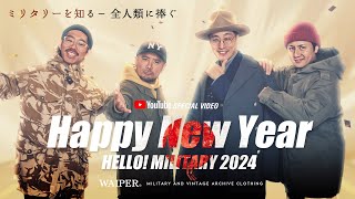 New Year's Greetings] 2024! Happy New Year! Military Shop WAIPER