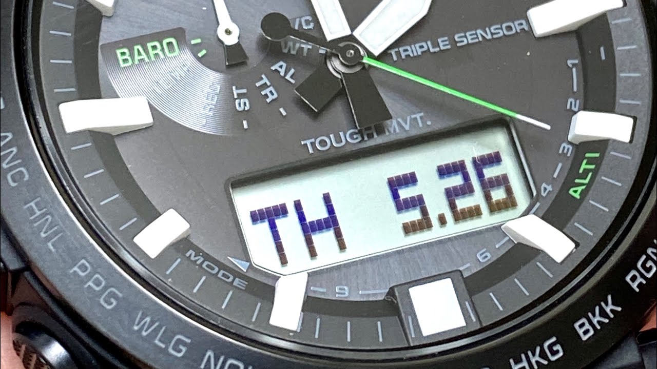 PRO TREK【PRW-6621Y-1JF】プロトレック - YouTube
