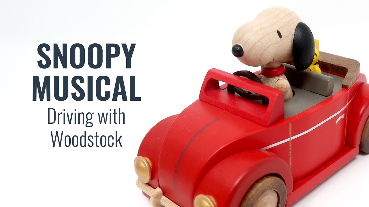 Snoopy & Woodstock Little Red Beetle Musical - Wooderful Life