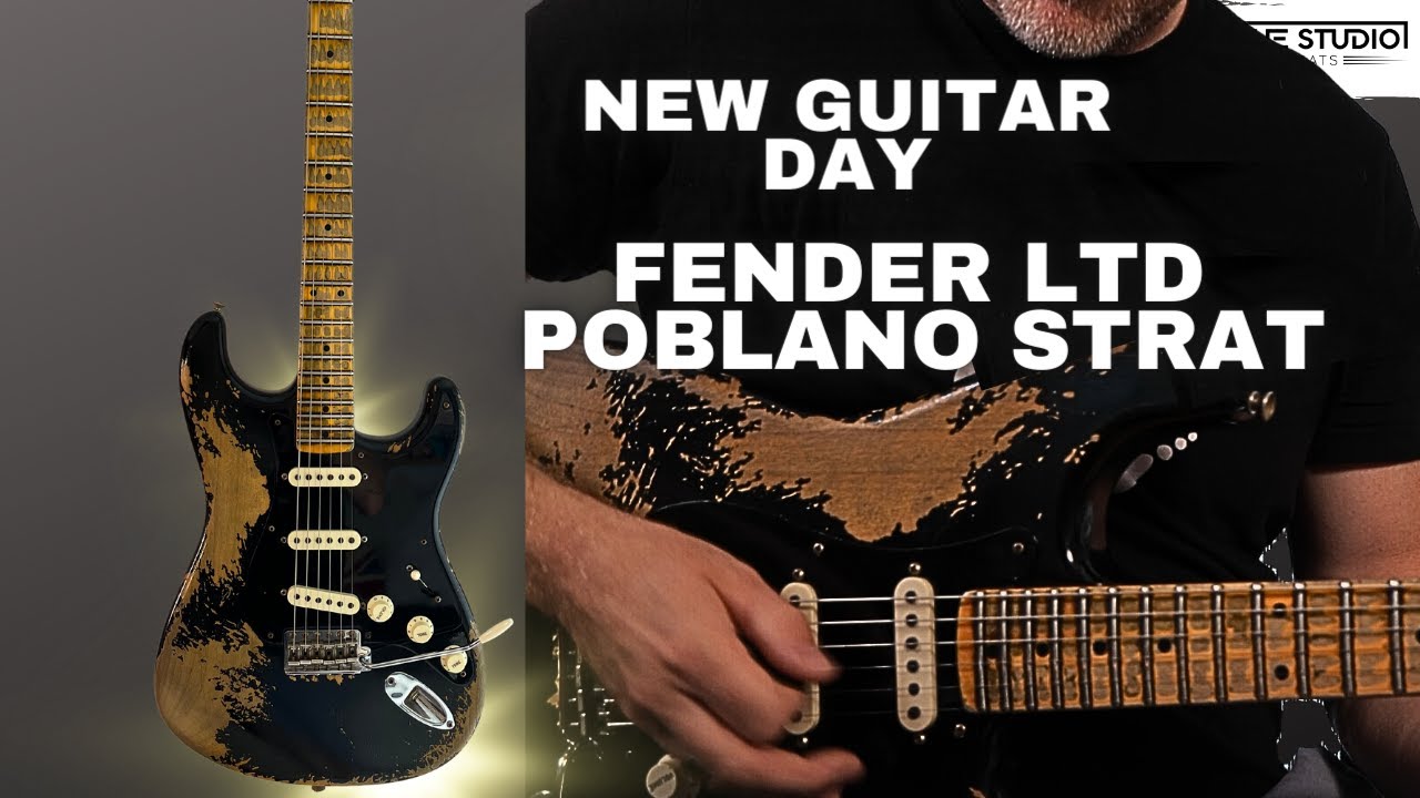 New Guitar Day - Fender Poblano Stratocaster - YouTube
