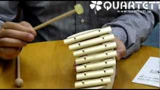 AURIS 鉄琴 7音 箱・説明書・マレット2本付き AURIS 鉄琴 7音 箱・説明