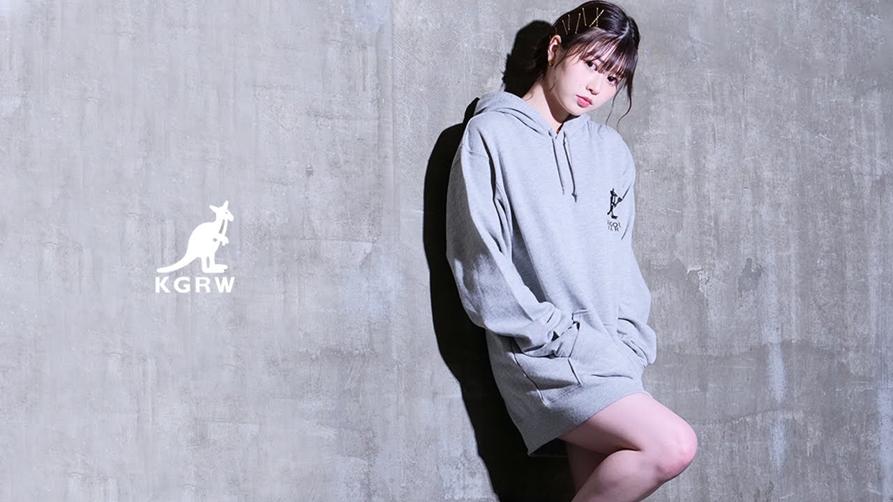 冴木柚葉×KANGOL REWARDコラボ プルオーバーパーカー