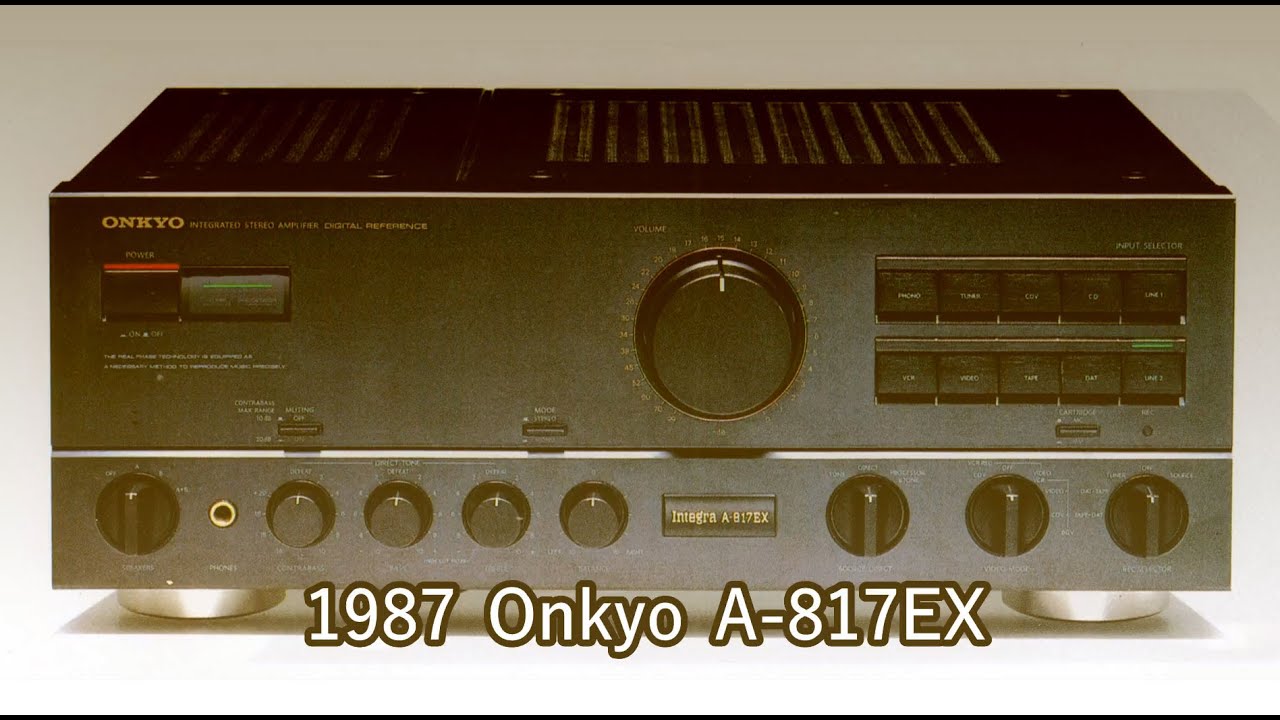 名機ONKYO A-817EX インテグラ プリメインアンプ オンキョー(ONKYO