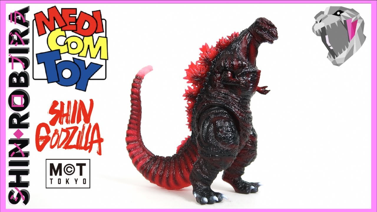 MediCom Godzilla Vinyl Wars: Marmit - Shin Godzilla (Clear Red Ver