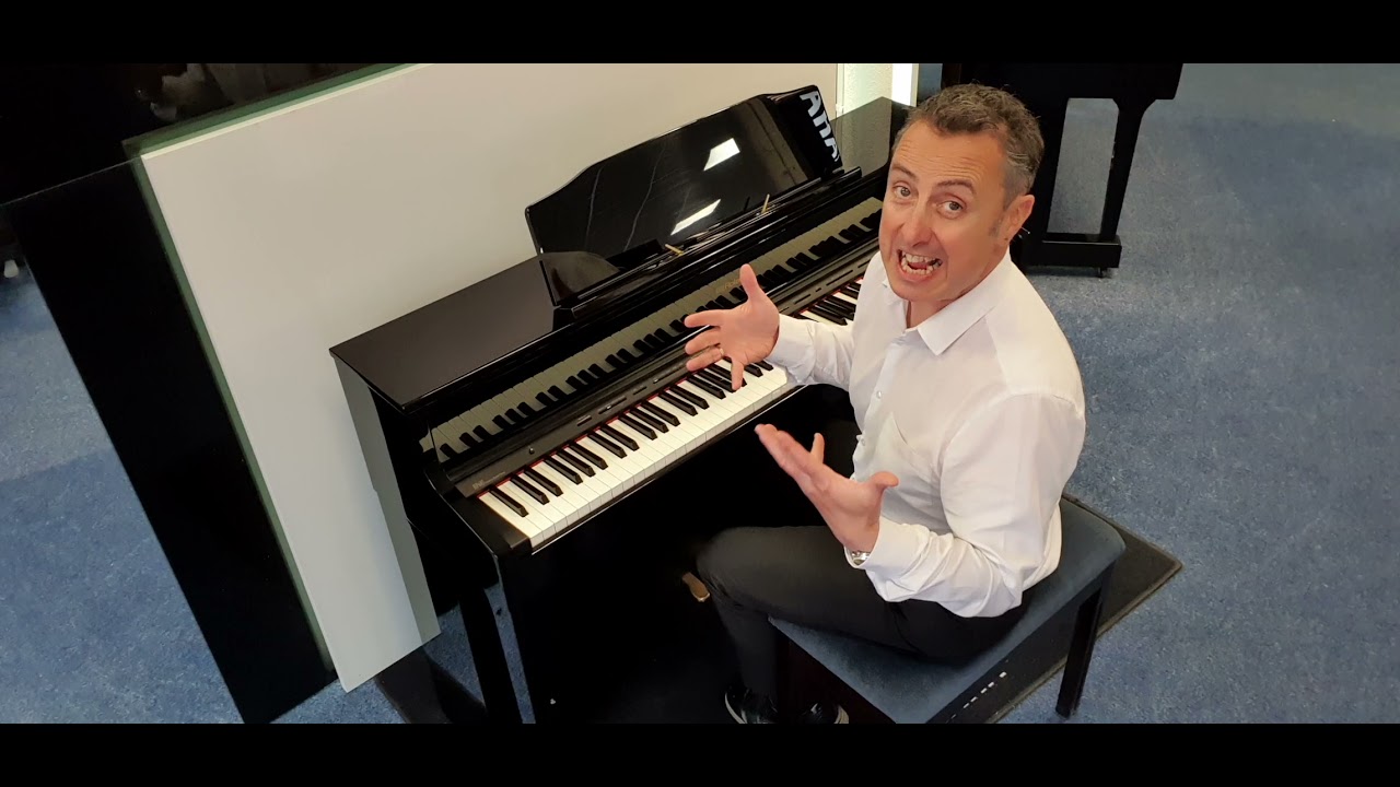 Roland HP605 Digital Piano For Sale | Used | Rimmers Music - YouTube