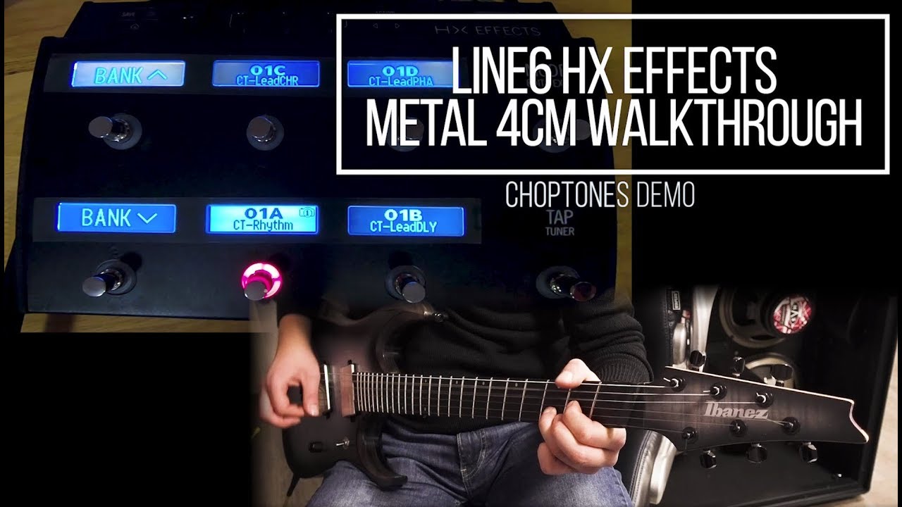 Line6 HX Effects | Playthrough (Metal / 4 Cable Method) - YouTube