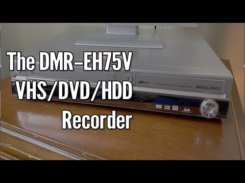 This Panasonic DMR-EH75V Does It All: VCR + HDD + DVD-RAM! - YouTube