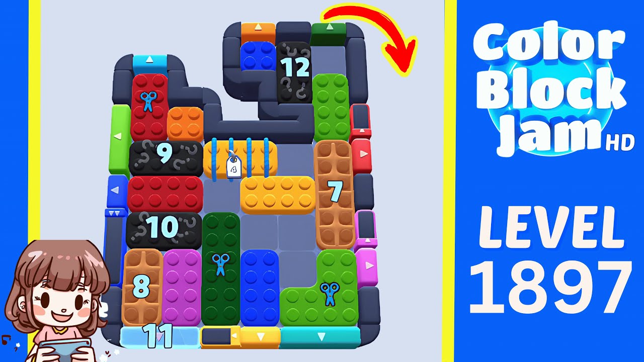 Color Block Jam Level 991 (1897) Solution Walkthrough - YouTube