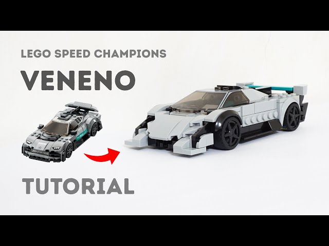 Tutorial - Lamborghini Veneno | Lego Speed Champions 76909
