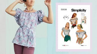 Sew a 1940s Top // Simplicity 9538 Sew Along // View A - YouTube