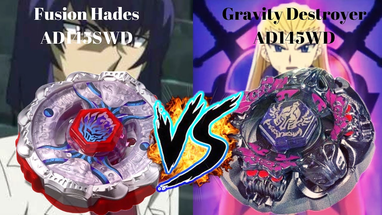 Fusion Hades vs Gravity Destroyer | Beyblade Metal Fight Battle