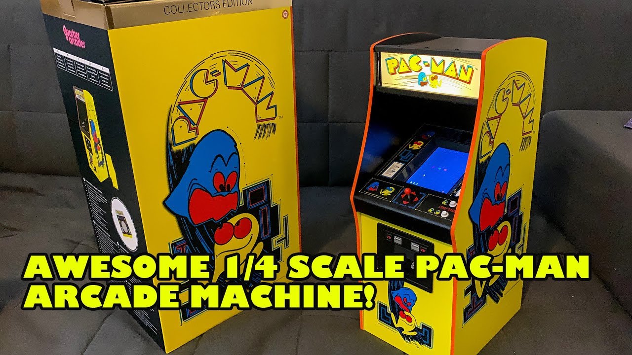 Pac-Man 1/4 Scale Arcade Machine Review! From Numskull / Geekstore