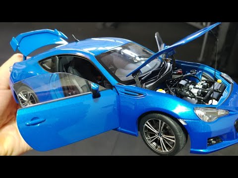 DIECAST UNBOXING - SUBARU BRZ 1/18 SCALE DIECAST MODEL CAR BY