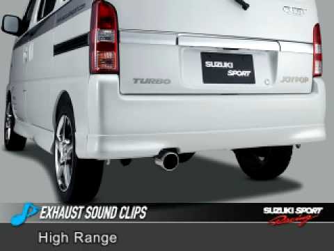 エブリイ スズキスポーツレーシングSp-Xマフラー サウンド - YouTube