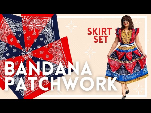 ウノピュウS/SMOCK NECK BANDANA SKIRT set up ウノピュウS/SMOCK NECK