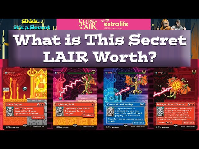MTG Secret Lair EXTRA LIFE 2024 Foil版 MTG Secret Lair Unboxing
