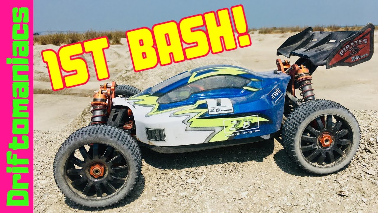 ZD Racing 9020 First Bash On 3S And 4S! - YouTube