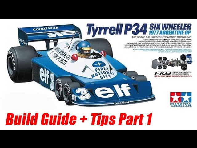 Tamiya Tyrrell P34 - 6 Wheeler F103 Chassis Build Guide Part 1