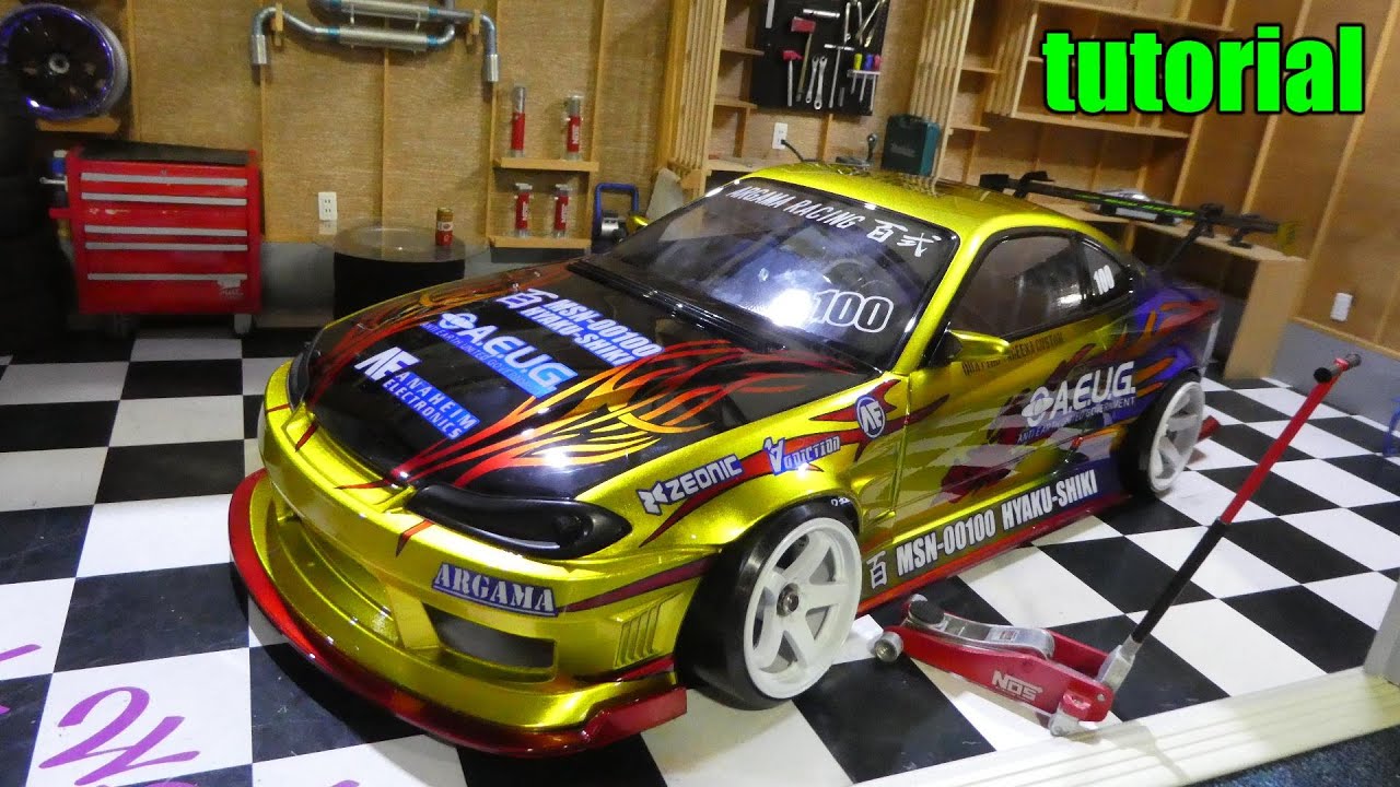 ADDICTION15シルビア 顔面180ラジコンボディー シルビアS15 ラジドリ