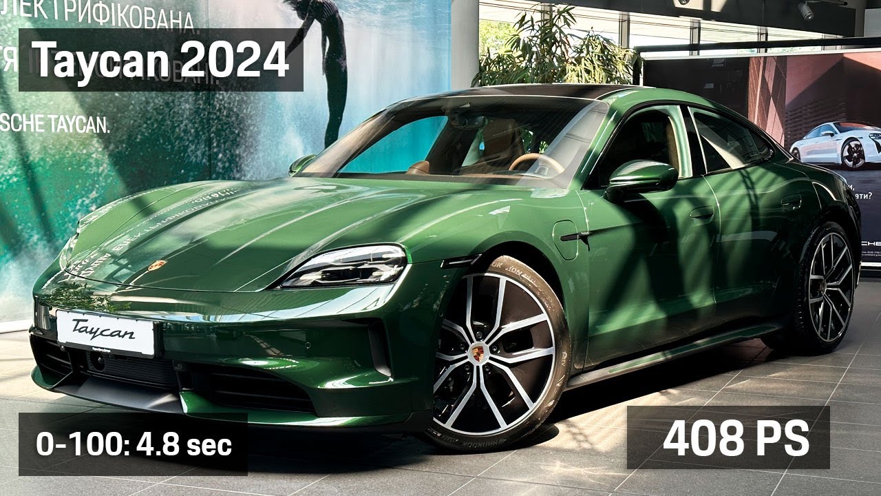 Porsche Taycan II 2024 Oak Green Metallic - Olea Truffle Brown
