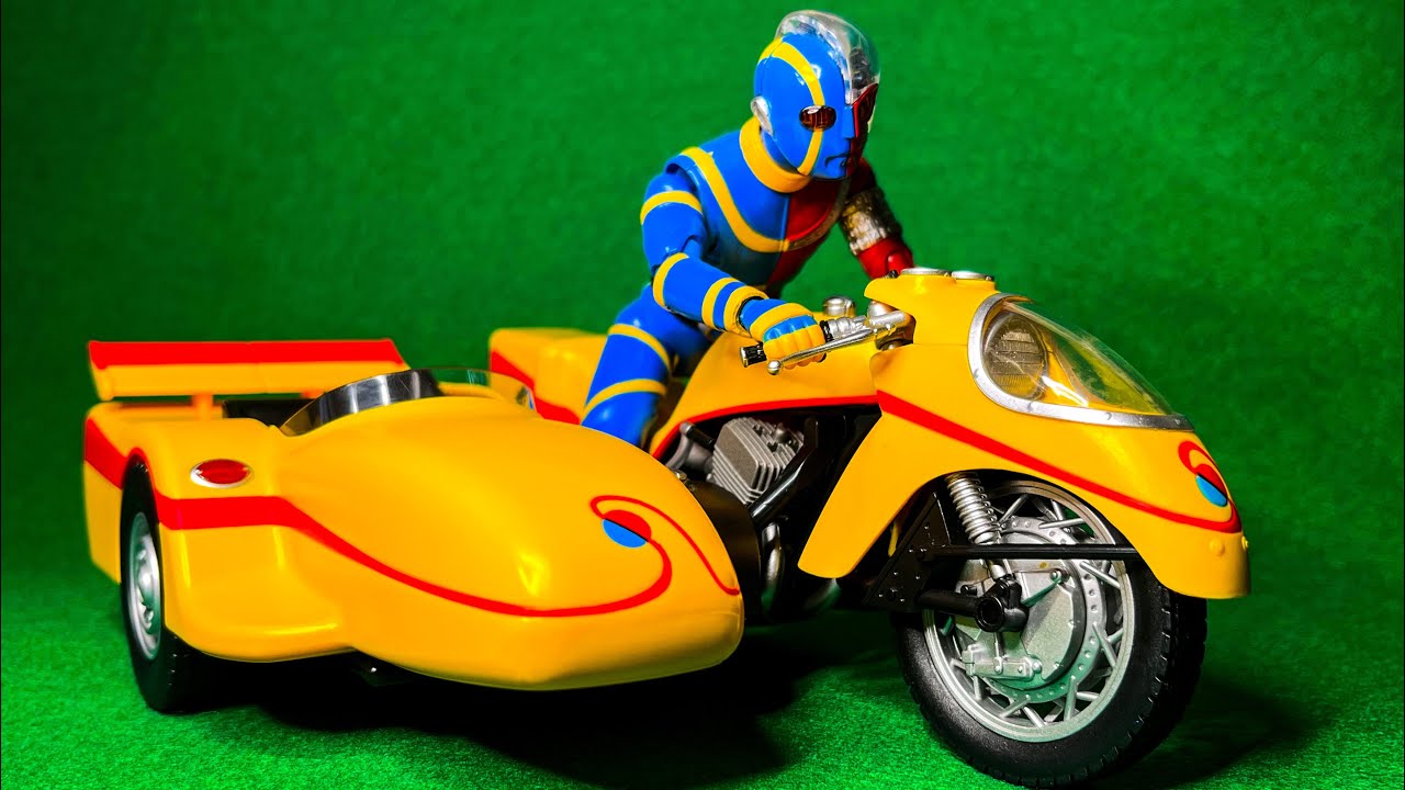 S.H.Figuarts 人造人間キカイダーとサイドマシーン - YouTube