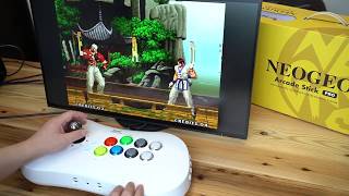 NEOGEO Arcade Stick PRO」三和電子製レバー&ボタンの取り換え手順と