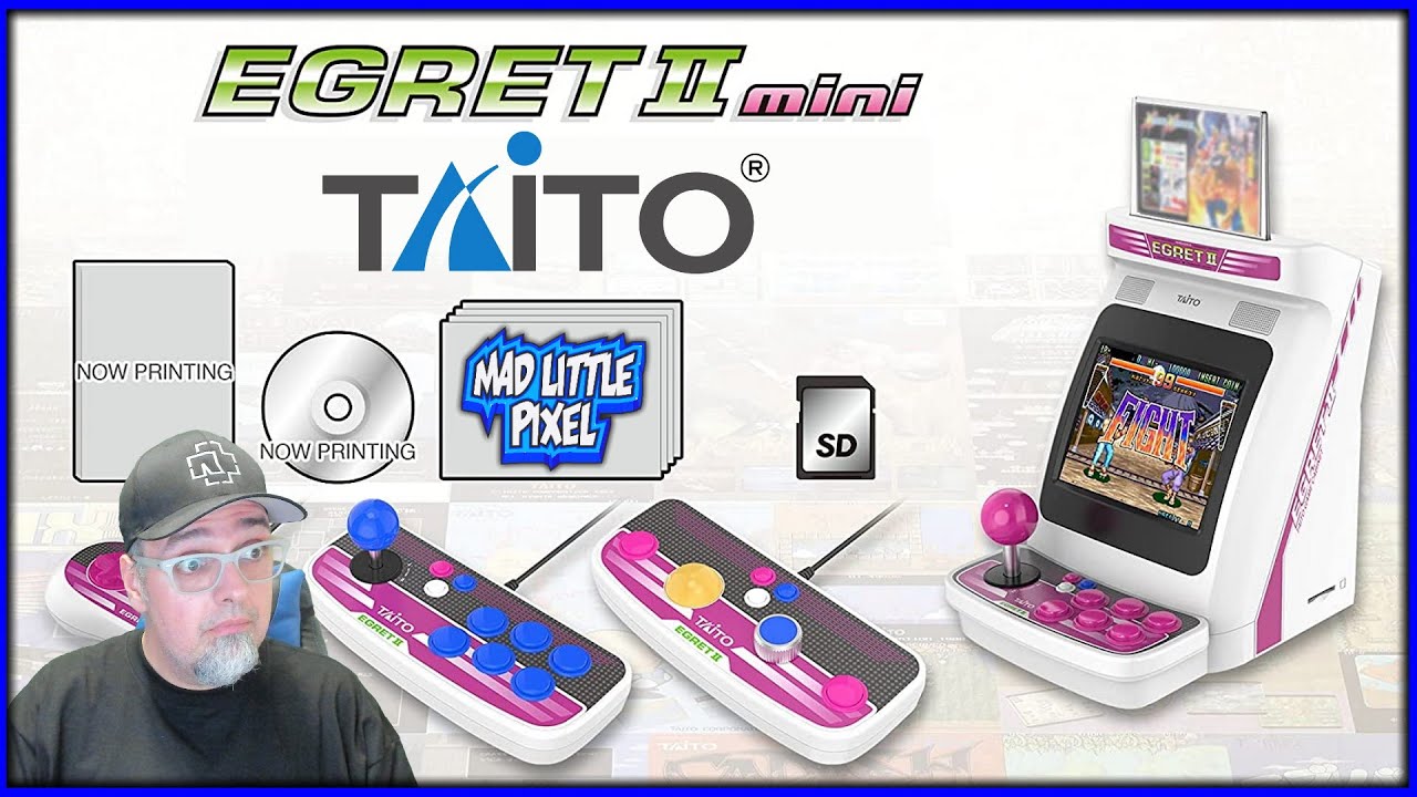The Taito Mini Arcade Machine Just Announced! Rotating Screen, SD