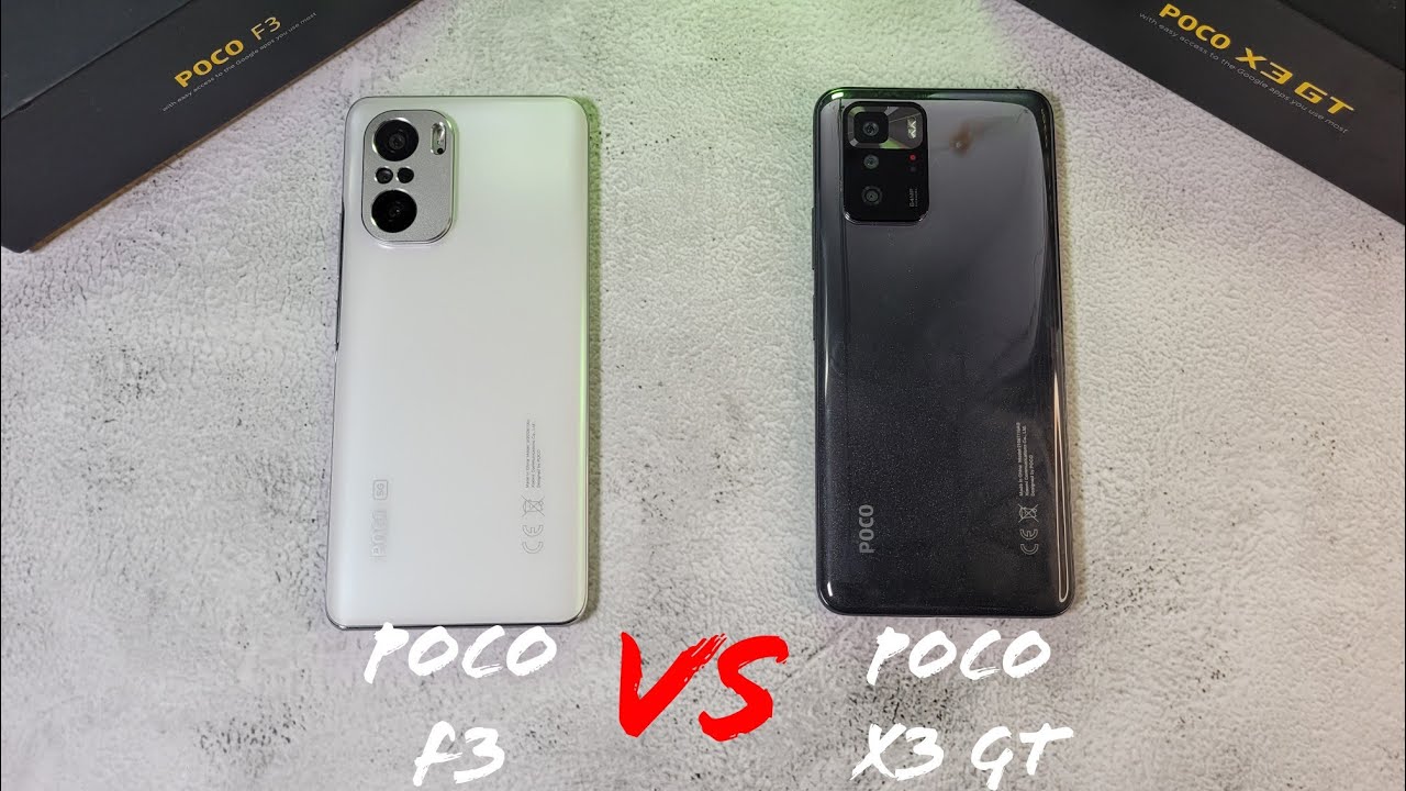 Poco F3 vs Poco X3 GT! Speed, RAM, Temperature, Geekbench, 3DMark
