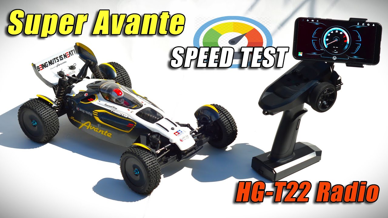 Tamiya Super Avante TD4 17T Speed Test with Hyper-Go HG-T22 Smart