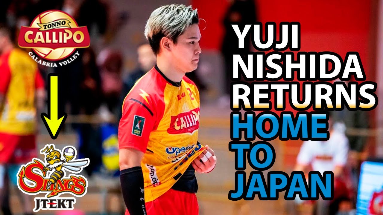 Volleyball Transfer → Yuji Nishida → Vibo Valentia → JTEKT