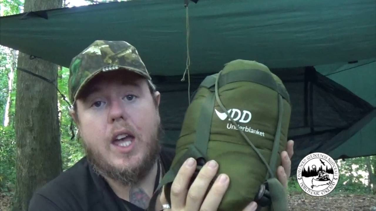 DD Frontline Hammock, 3 x 3 Meter Tarp and Under Blanket Setup and
