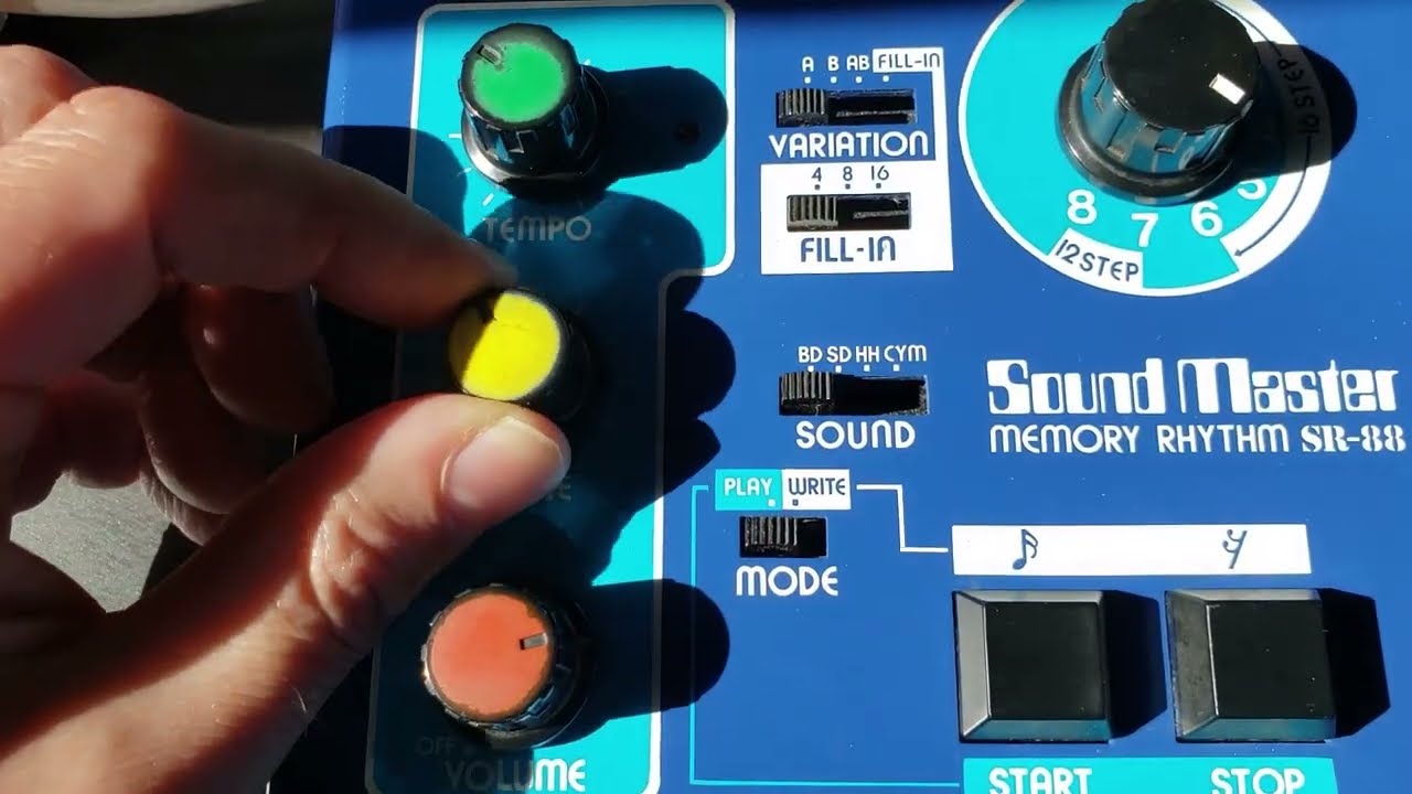 Sound Master SR-88 vintage analog drum machine repair MF#54 - YouTube