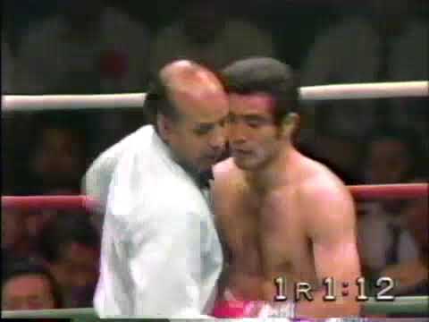 1987年7月22日、WBCジュニアウェルター級タイトルマッチ