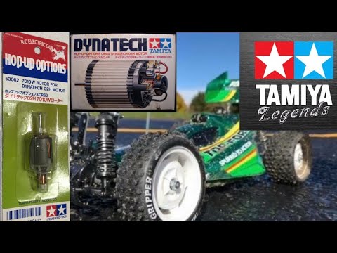 Tamiya Dynatech 02H Motor using the 10 turn Hop up Rotor - YouTube