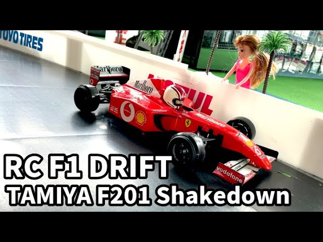 タミヤ F1シャーシ F201 希少ミシュランタイヤ付き タミヤ F1シャーシ