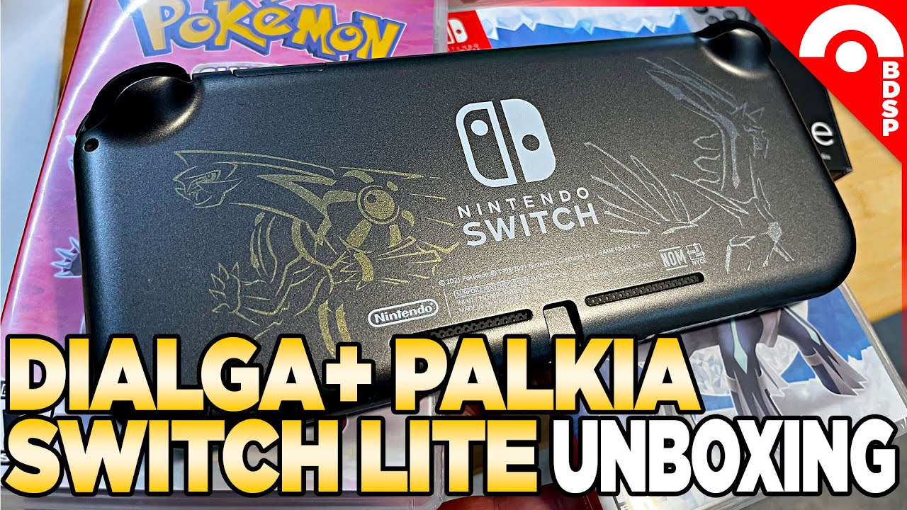 Dialga + Palkia Switch Lite Unboxing - YouTube