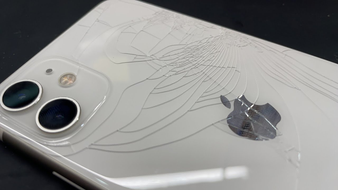 新品より綺麗に💪🏼】iPhone 11 背面ガラス割れ修理 - YouTube